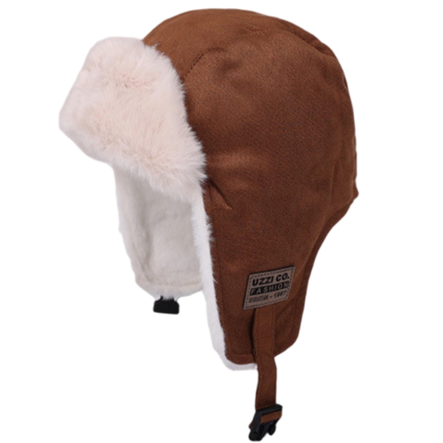 Xoeryoy Unisex Brown Winter Hat With Ear Flaps Warm Windproof Trapper Hat With Fleece Lined For Women Men Cycling Skiing Outdoor