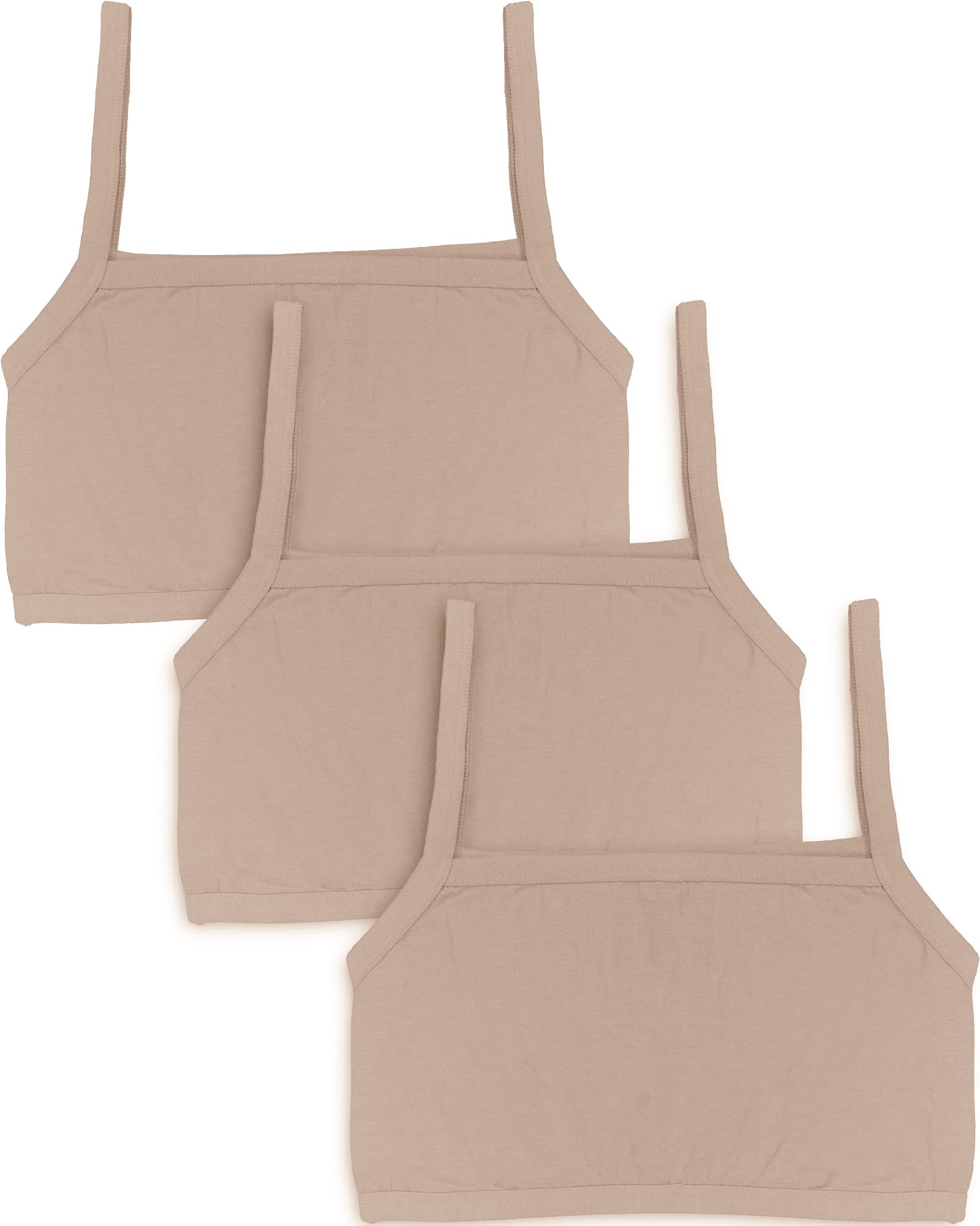 Solid Beginner Bras for Girls/Kids Half Slip & Camisole-image-39