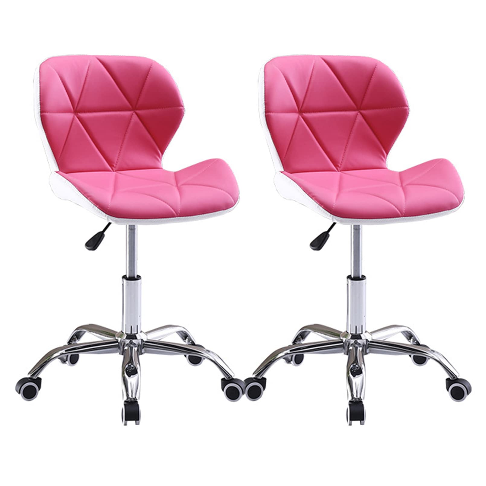 Ensemble de 2 chaises de bar pivotantes et réglables en hauteur pour îlot