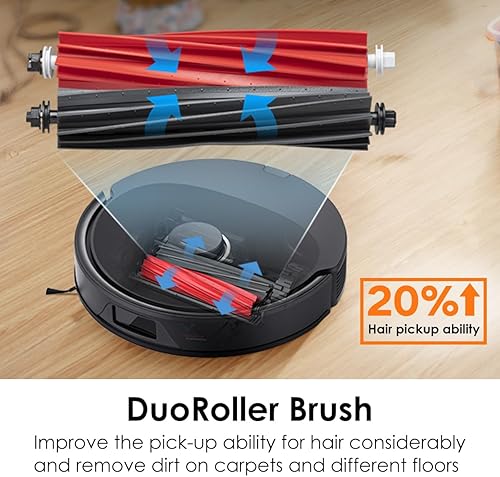 Miniatura 8 de Repuesto compatible con Roborock Q5 Pro+Q8 Max+ Plus Juego de piezas de repuesto para aspiradora, 2 cepillos principales, 2 filtros, 4 cepillos