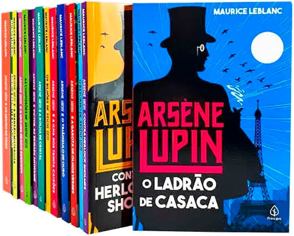 Coleção Arsene Lupin - 12 Livros