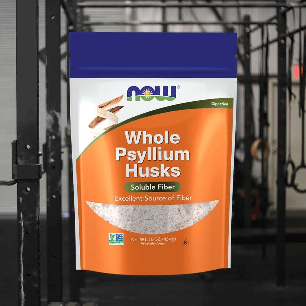 Now Foods Whole Psyllium Husks (454g) Sans saveur - Aliments fonctionnels - Super Aliments