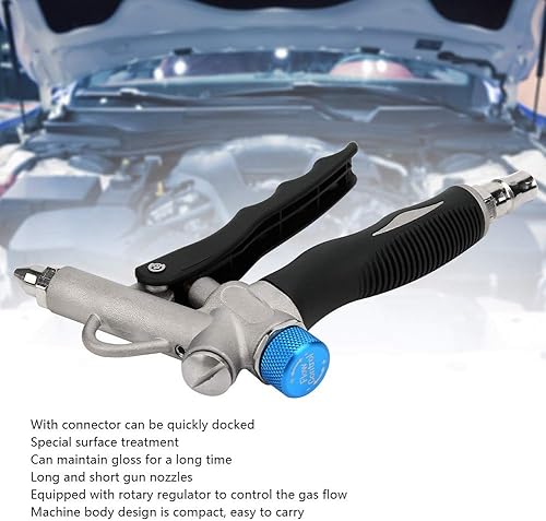 Miniatura 5 de Pistola de soplado de aire de alto flujo Pistola de soplado de polvo neumática ajustable G14in Compresor de mano Accesorios de compresor de aire