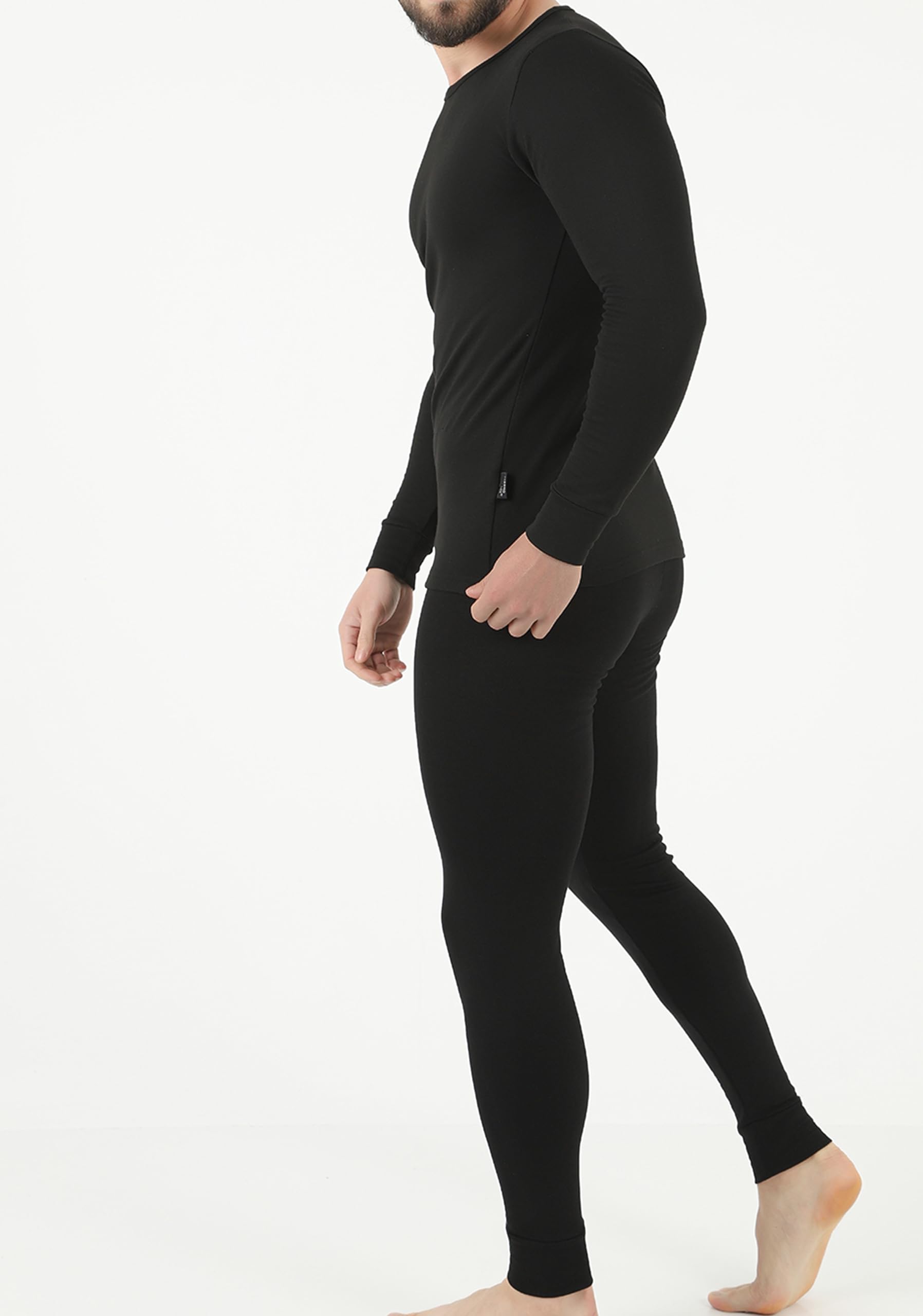 Sous-vêtements thermiques pour homme – Vêtements chauffants respirants et polaires, avec séchage rapide, manches longues et caleçon long pour toutes les activités de plein air pendant les