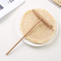 Vista 5 de 4 unids Pancake Raspador de madera Crepe hacer herramienta Pancake Spreader Herramientas de cocina Esparcidor de crepé