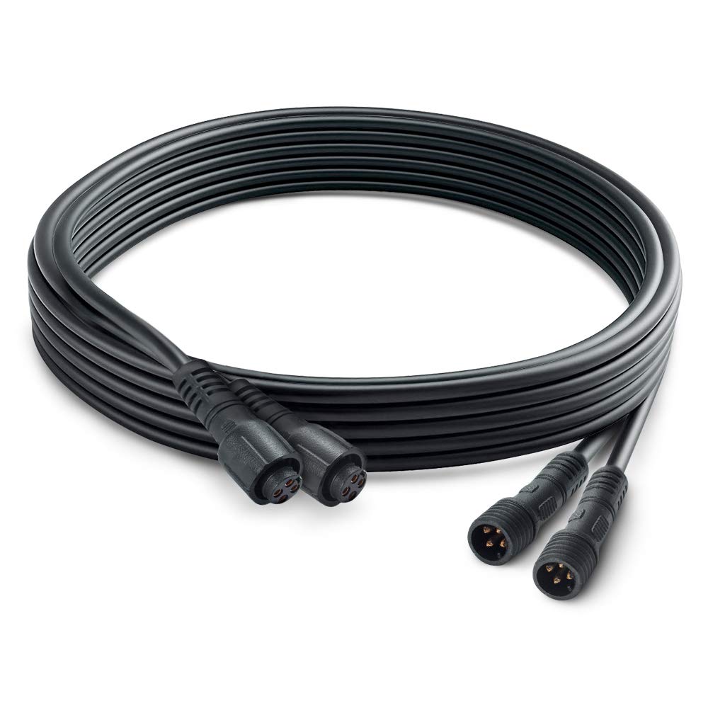 MICTUNING2PCS 10FT 4 Pin Extension Cables - Exclusive for 2nd-Gen RGB Rock Lights and P1Y P1s P1C P8 Series Switch Panel Connection