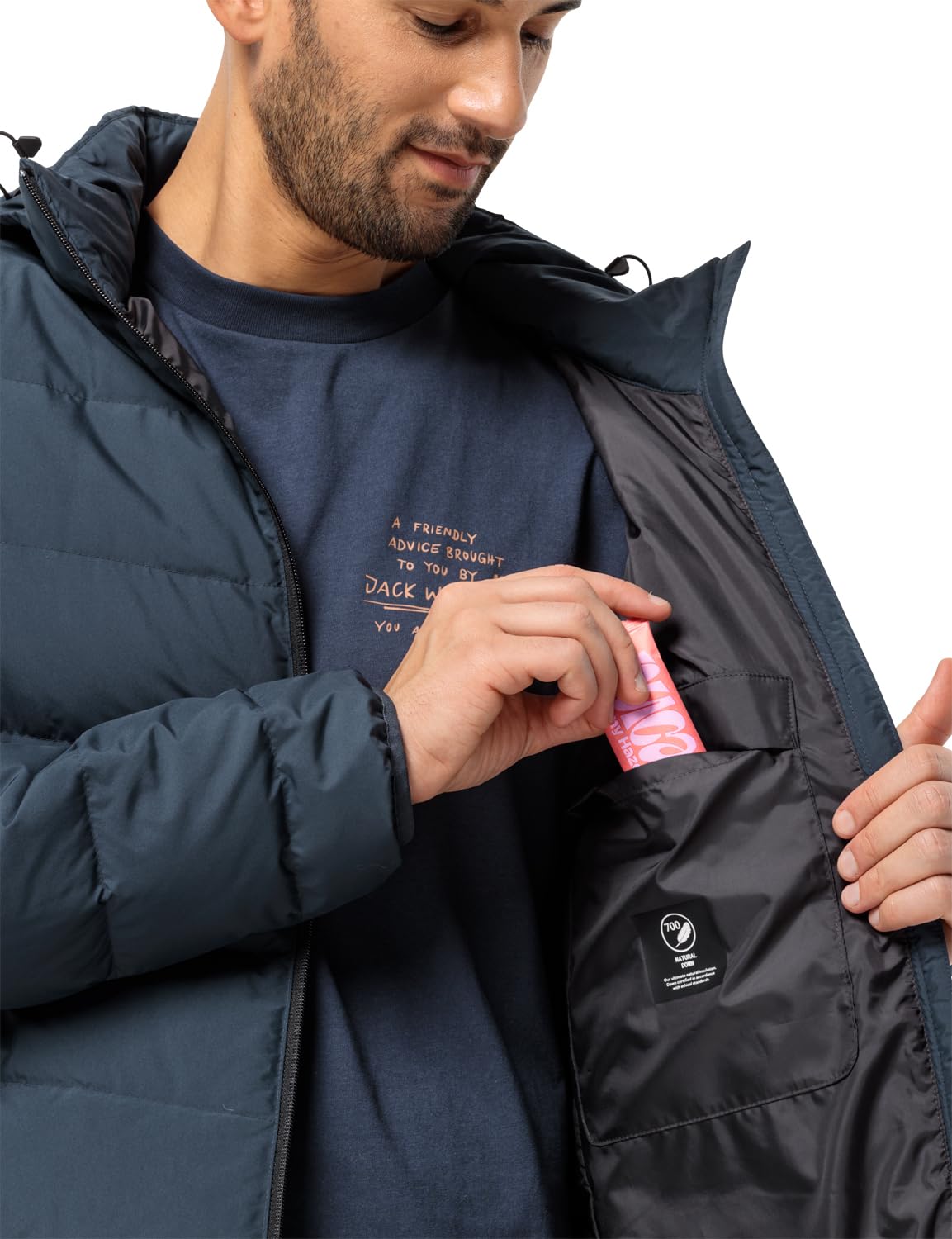 Jack Wolfskin kurtka puchowa Mężczyźni Colonius Jkt M