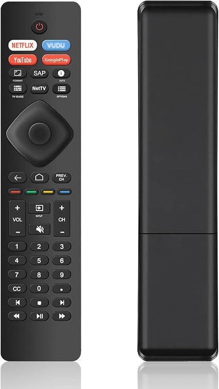 Universal Remote for Philips Smart TV All 4K Ultra LED LCD HDTV 3D UHD TVs | Remote Control Replacement with Shortcut Hotkeys - No Setup Required