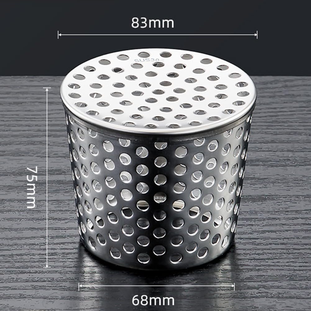 Bodenablauf Aus Edelstahl 304 – Konische Abdeckung, Verstopfungssicher, Für Dach/Balkon/Schwimmbad (100 Mm)