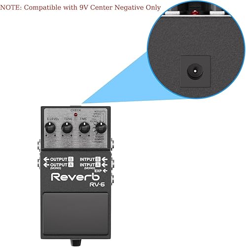 Miniatura 3 de Adaptador de fuente de alimentación de pedal de guitarra de 9 V CA compatible con Boss PSA Series, DS-1 RV-6 TU-3 BD-2 CH-1 GT-1 RV-6 CS-3 MT-2 SD-1