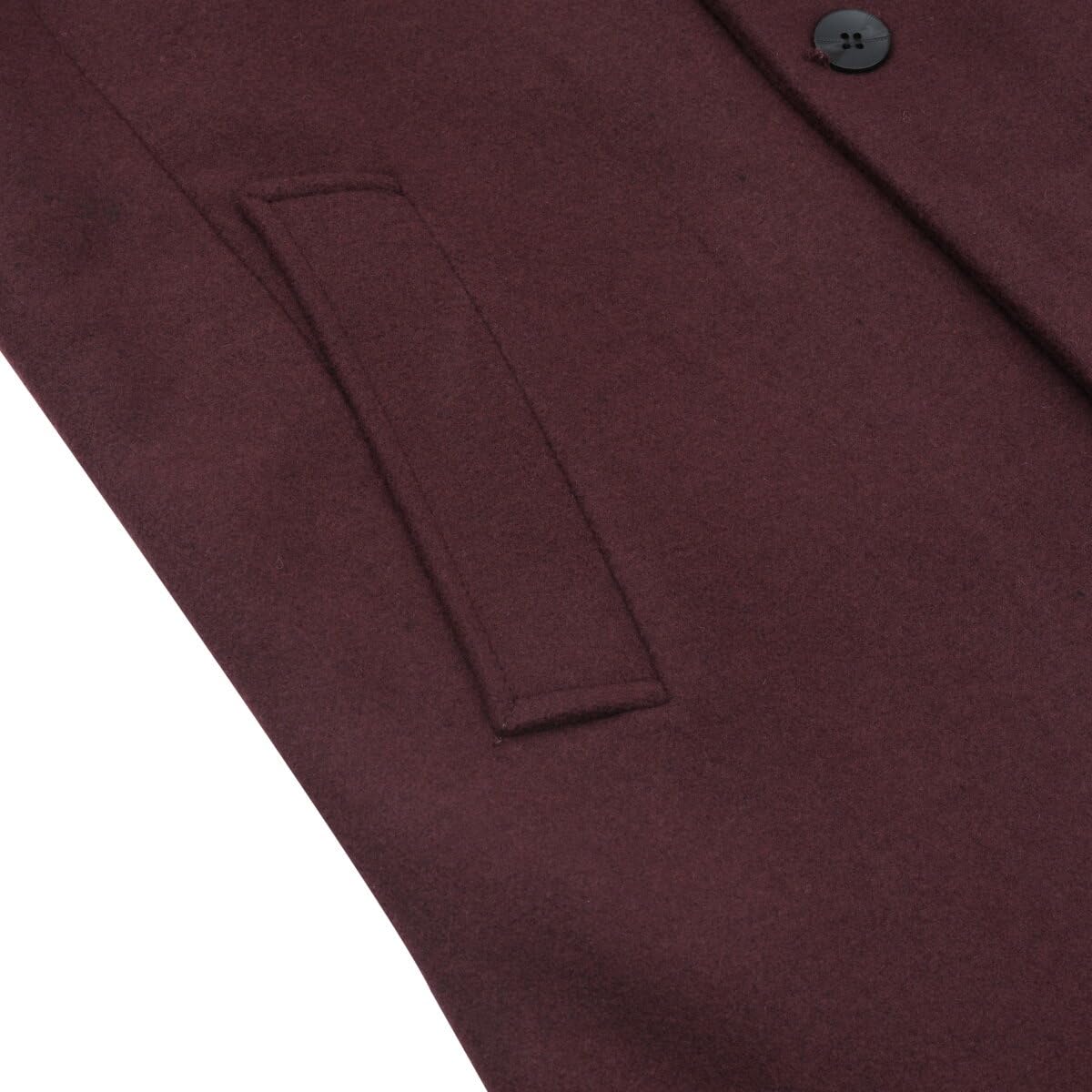 Allthemen Cappotto Invernale da Uomo Trenchcoat Lungo in Lana Caldo Coat Sottile Outerwear a Vento
