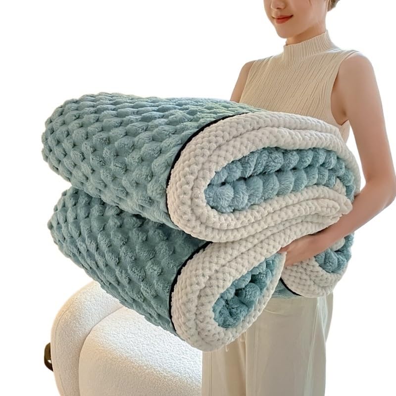 Hvid Deken Blanket Harry | Cream/Apricot | De Gele Flamingo