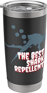 The Best Shark Repellent - Diver Farting Bubbles Stainless Steel Insulated Tumbler
