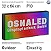 Produktbild LED Display 32 x 64 cm [H x B] Laufschrift Leuchtwerbung WiFi Innen & Außen (P10 (Innen & Außen))