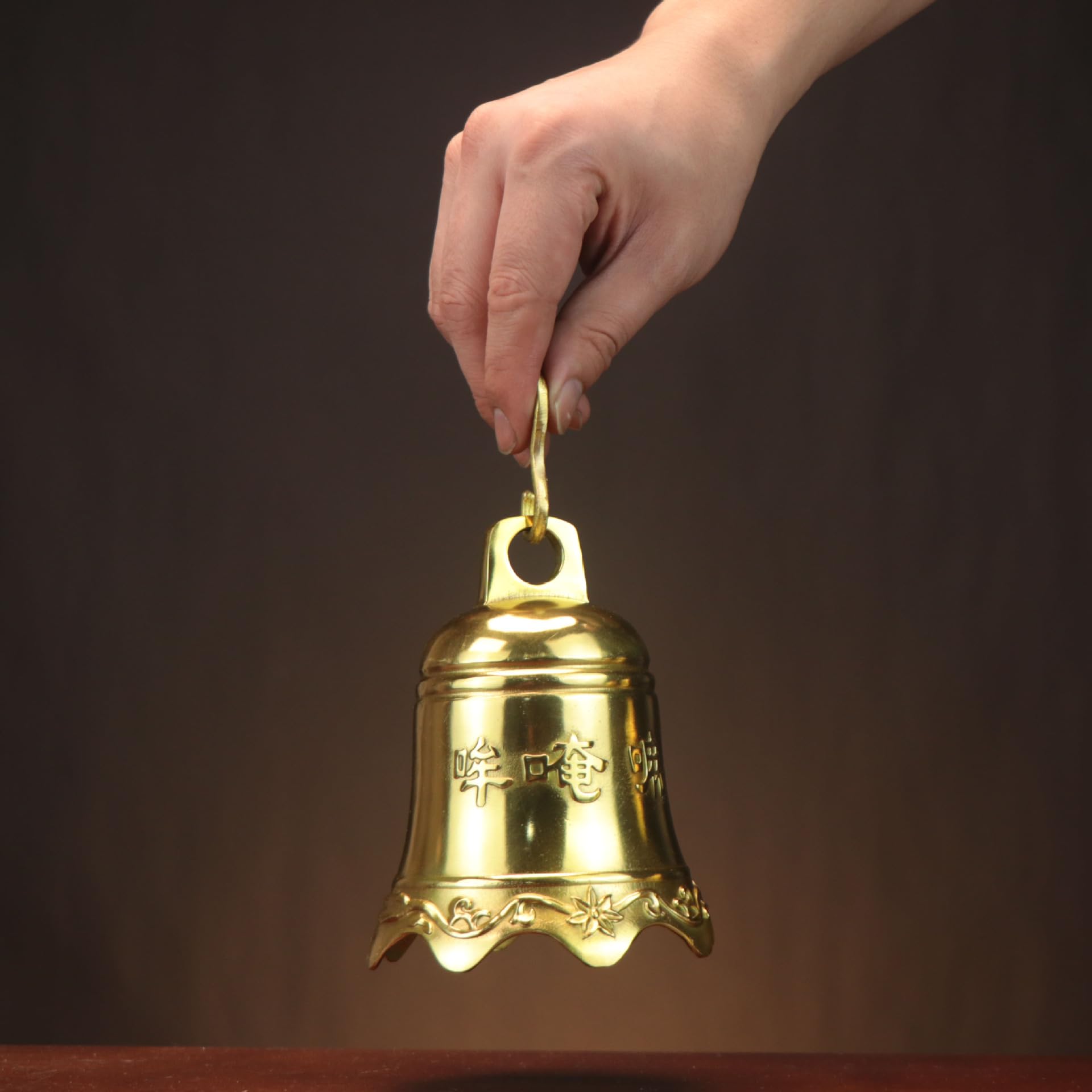 Estatua de bronce antiguo con detalles dorados, decoración de meditación zen para sala de estar, spa o estudio de yoga, centro de mesa, dormitorio, oficina, hogar, Feng Shui (19 cm, 1)