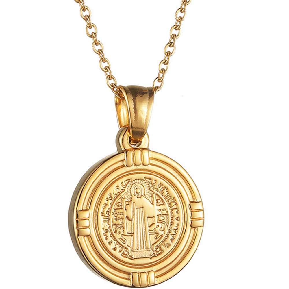 Amazon.co.jp: Jude Jewelers 聖ベネディクトメダル ステンレス