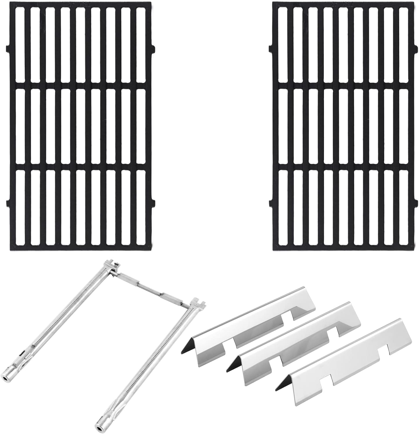7637 Grill Grates 7635 Flavorizer Bars 69785 Burner Replacement Parts for Weber Spirit and Spirit II 200 Series Weber Spirit E-210 E-215 E-220 S-210 S-215 Spirit II E-210 II E-220 and more