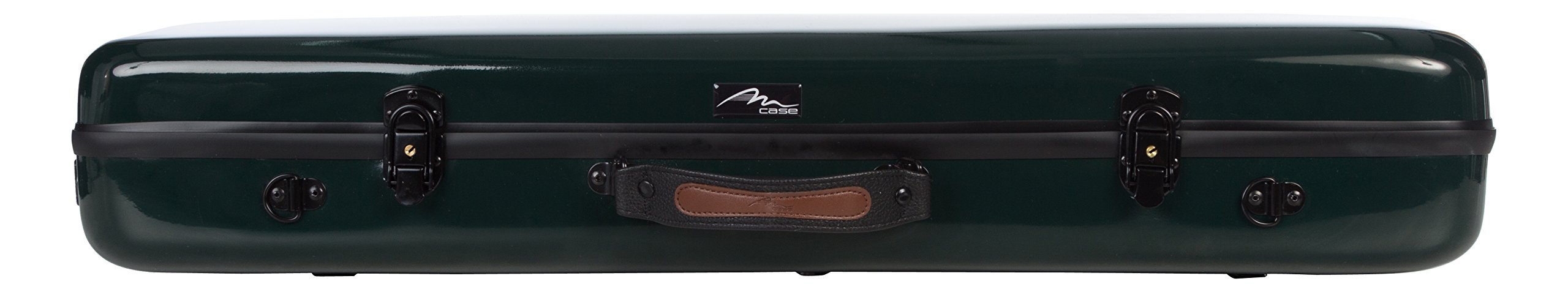 Custodia per Viola Fiberglass 38-43 Oblong verde M-case + borsa musicale