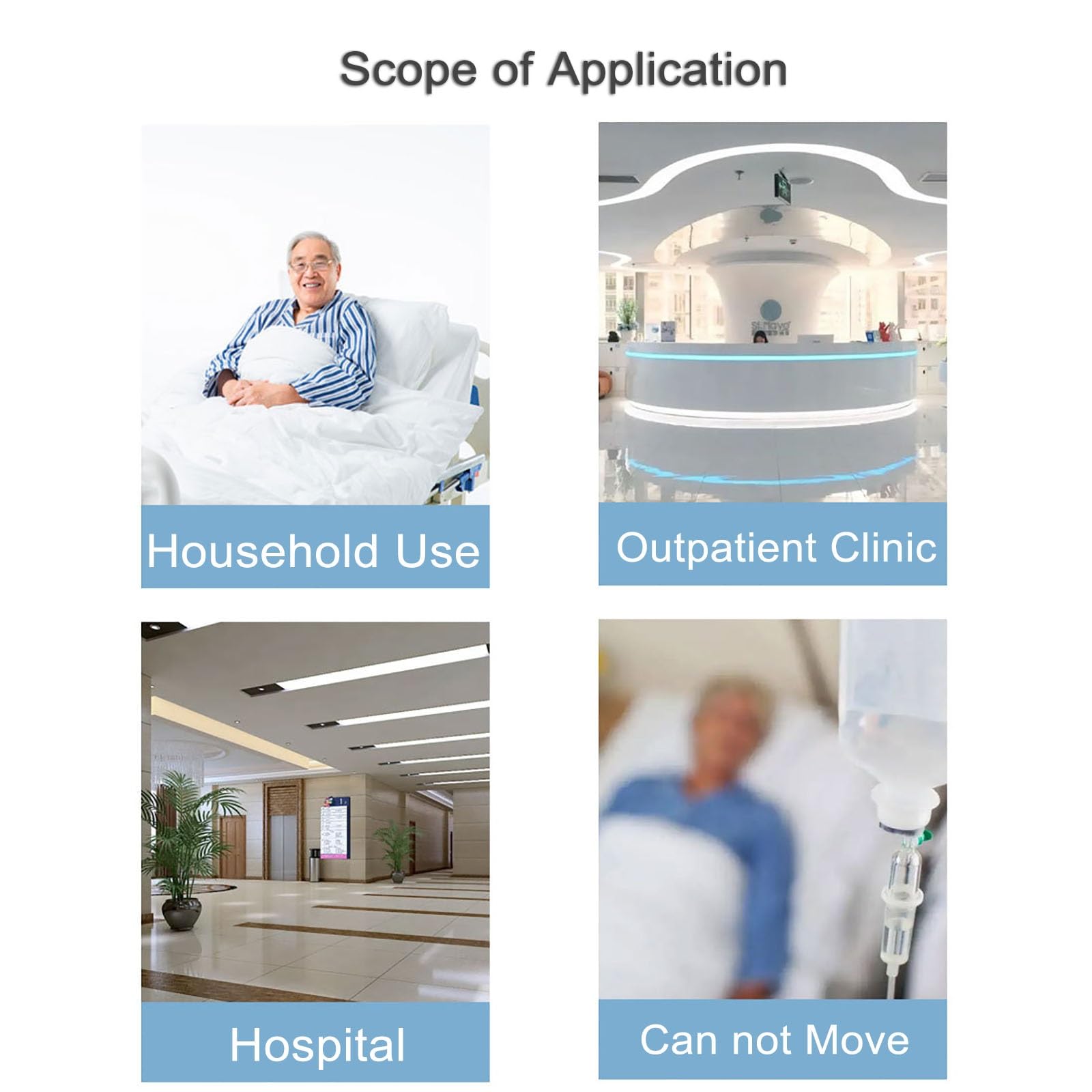 Soporte para Suero Intravenoso, Soporte para Bolsa de Goteo, Soporte para Poste Plegable para Atención Domiciliaria en la Clínica