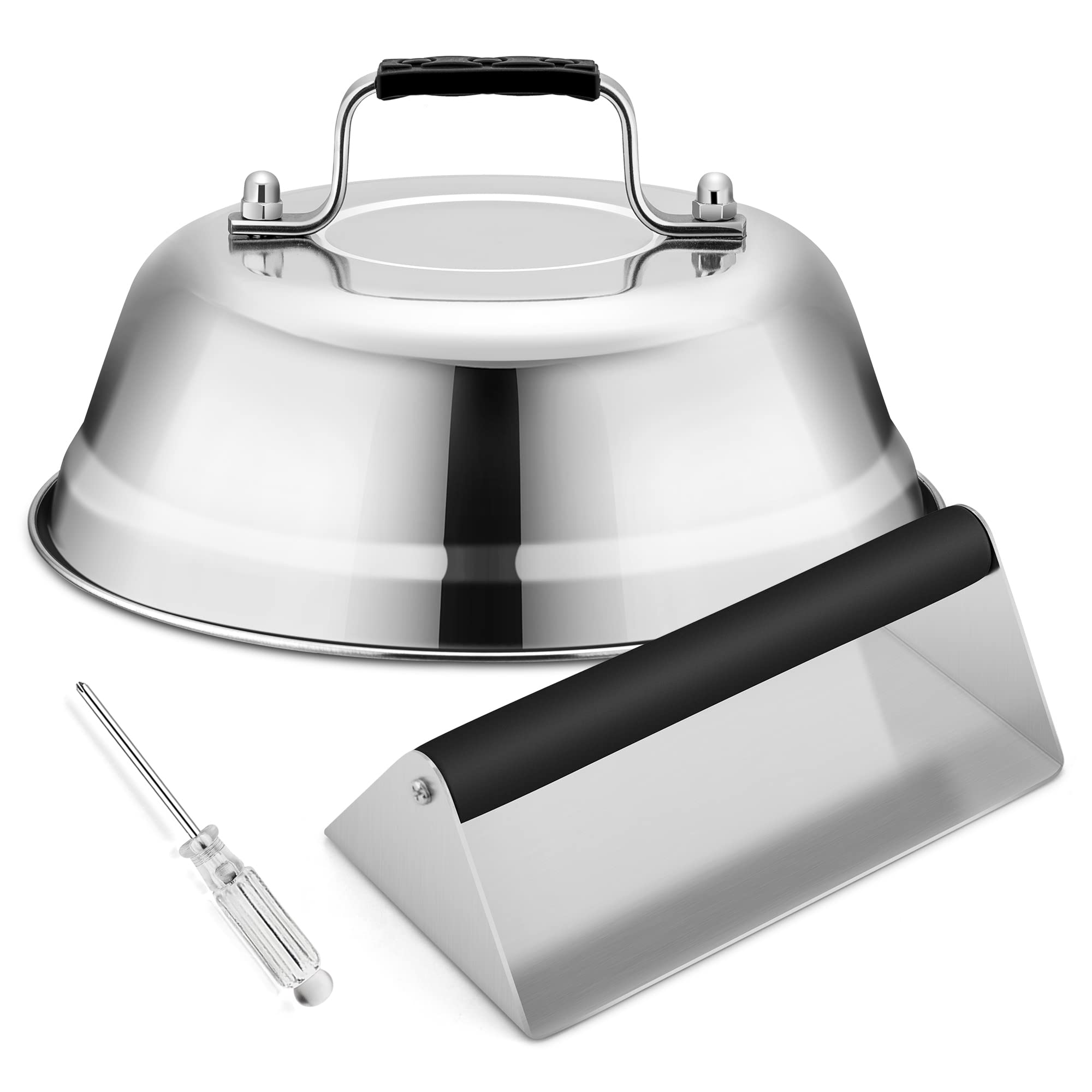 Buy Leonyo 9 Inch Melting Dome with Burger Press, Basting Cover