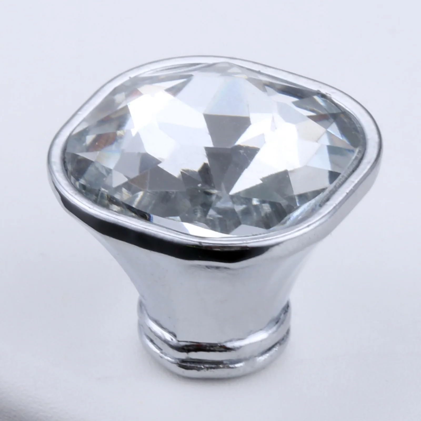Boutons de meubles diamant 21 mm poignée de placard de cuisine