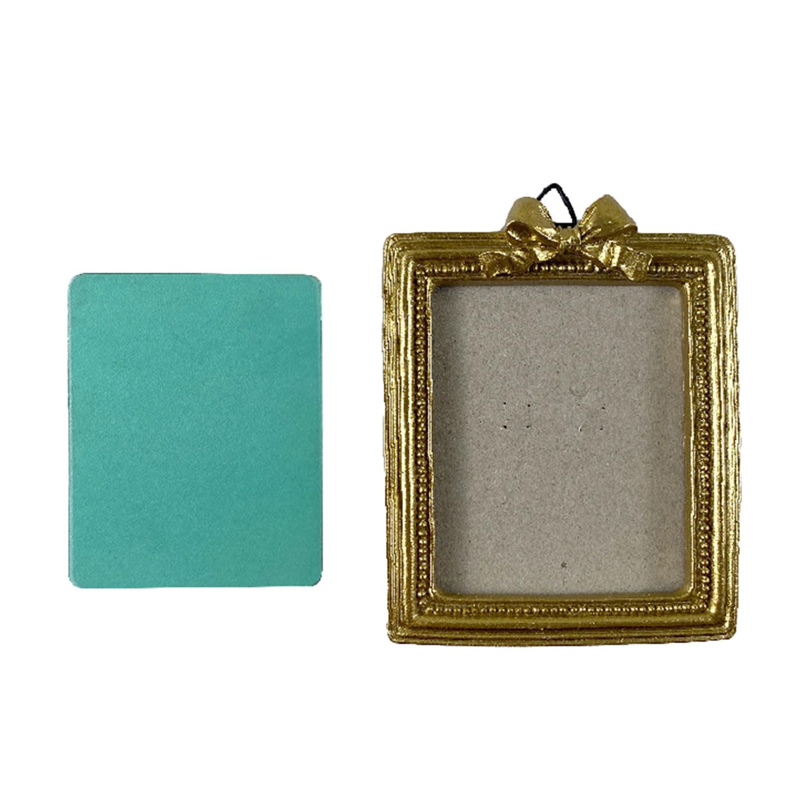 Resin Picture Frame Minis Picture Antique Photo Frames Tiny Baroques Ornate Frames for Diys Manicure Jewelry Gift Antique Photo
