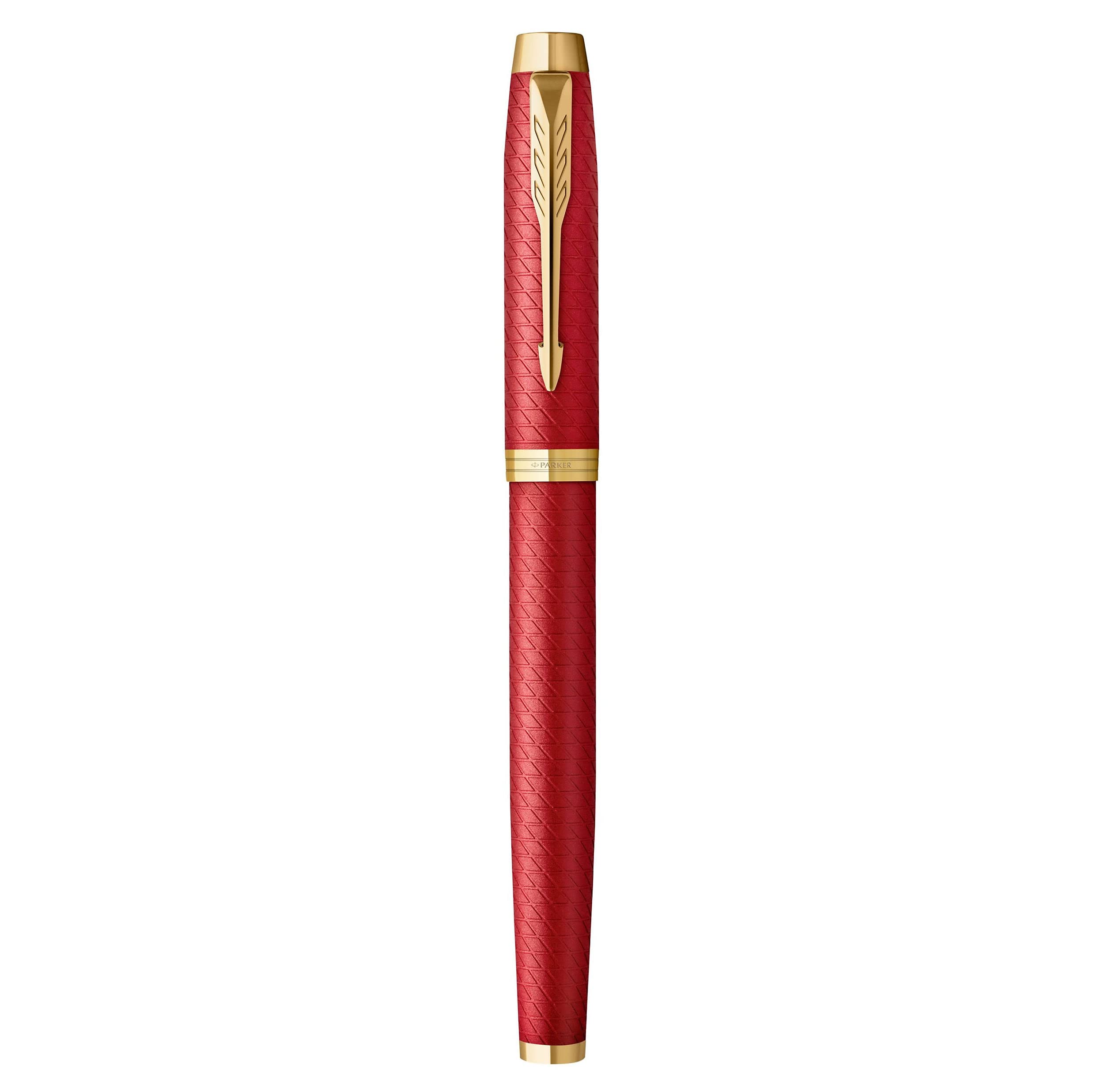 Amazon | Parker IM ローラーボールペン | プレミアムレッドラッカー