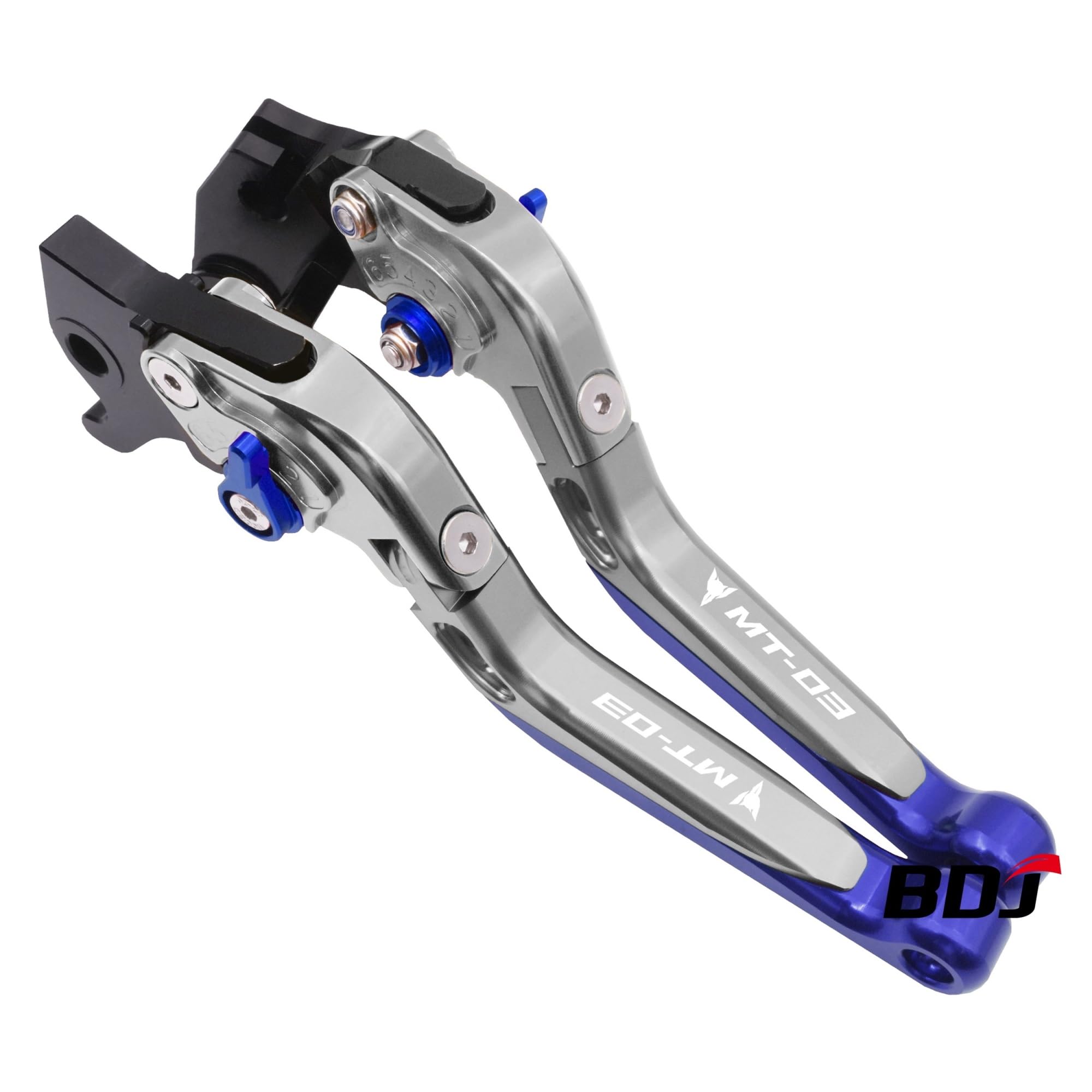 Wkdyriwo For Ti Ti Bu-Bu Brake Clutch Lever Motorcycle Adjustable Folding Levers Set For Yam&Aha Mt-03 2015-2020 Bdj Mt03 2020 Motorcycle Brake Clutch Levers