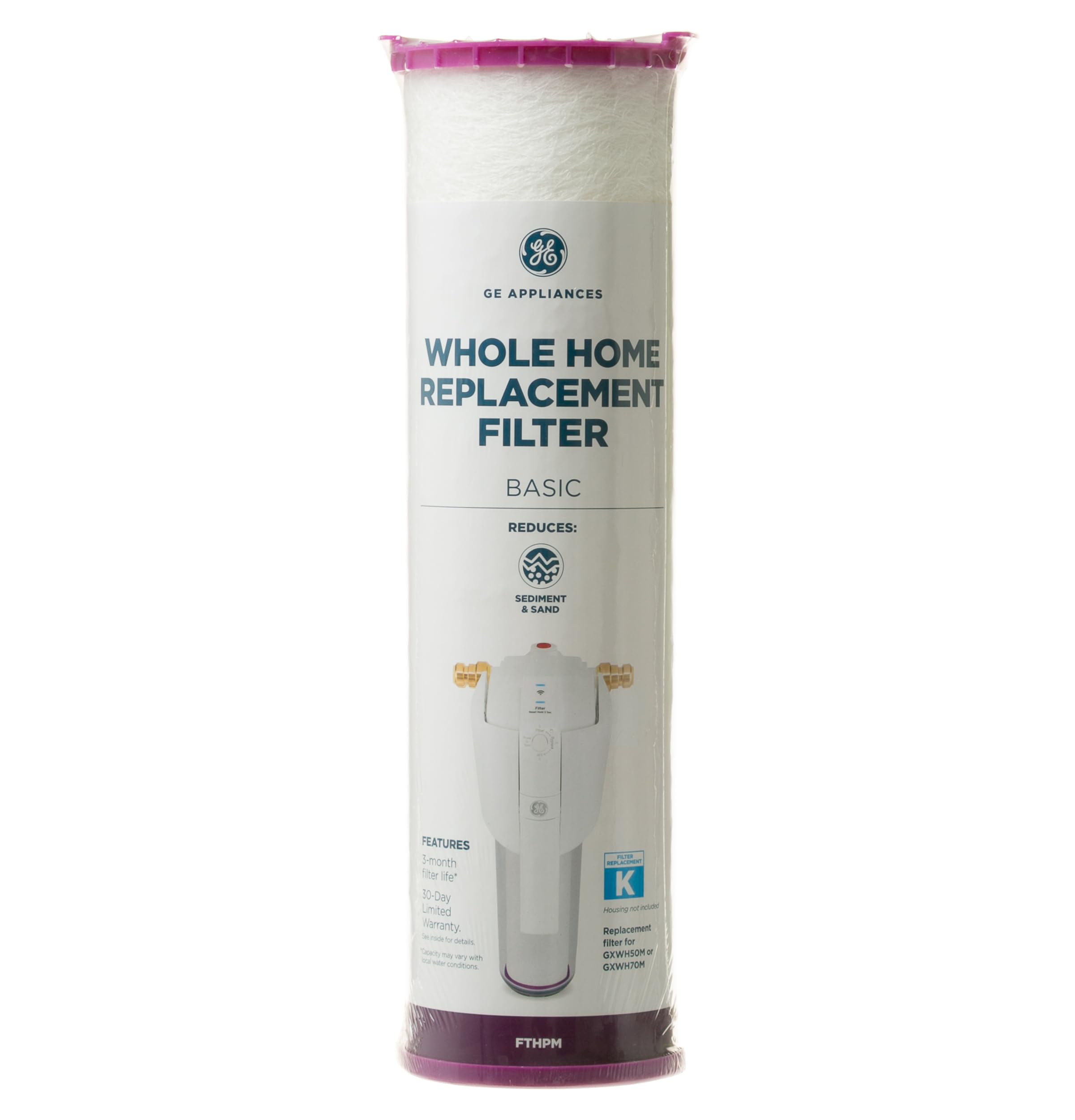 GE Whole Home Filter, White-FTHPM, White - Fthpm - Image 3