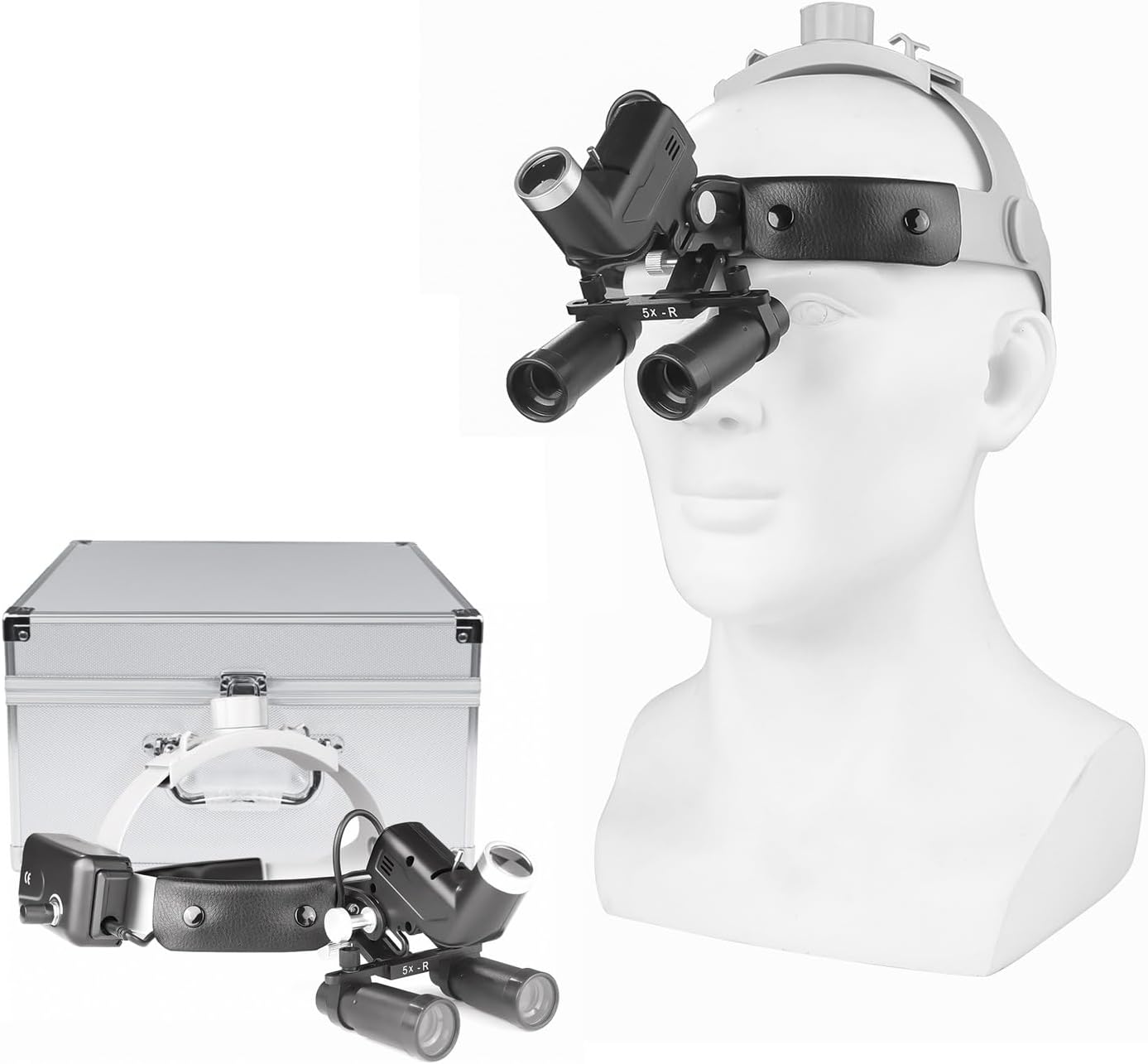Tankredrug ENT 5W LED Head Light Lamp for Binocular Loupes Brightness Spot Aj...