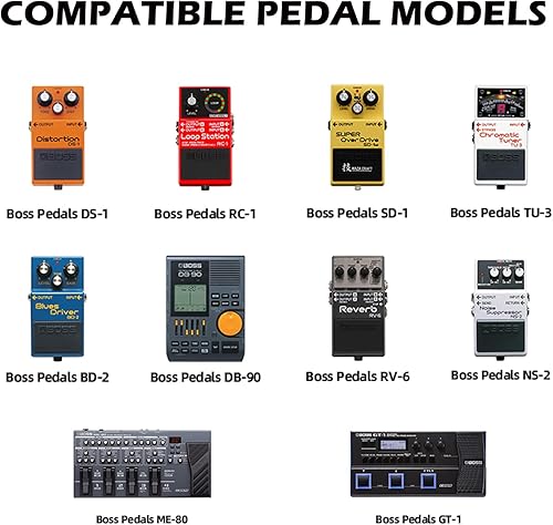 Miniatura 3 de Cargador de alimentación con adaptador de CA y CC de 8.2 pies y 9 V para BOSS Roland PSB-1U PSB1U, GT-10 GT-10B BCB-60, PSA-120S para guitarra