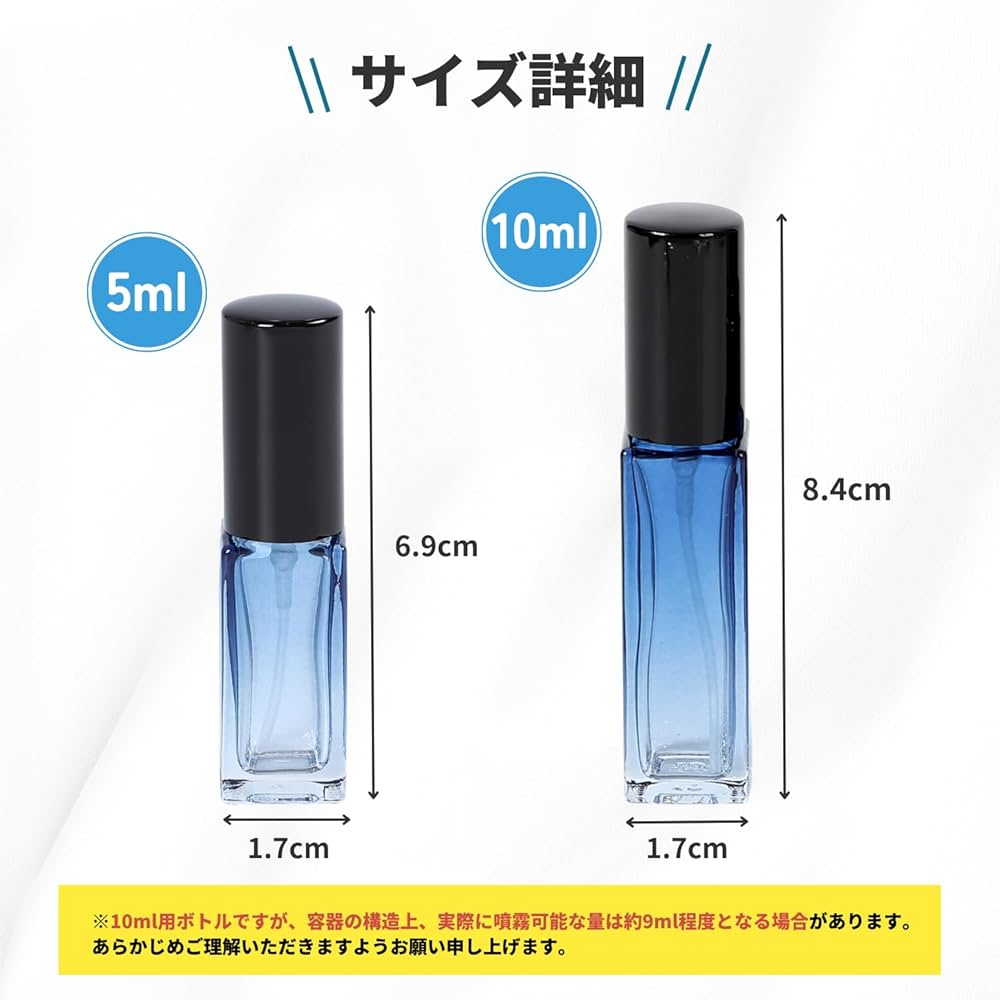 Amazon.co.jp: ANAMO スプレーボトル 5ml 6本 アトマイザー 香水 Amazon.co.jp: ANAMO スプレーボトル 5ml 6本 アトマイザー 香水