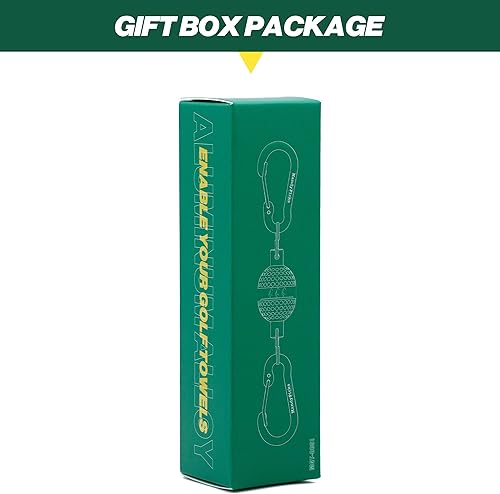 Miniatura 9 de Handy Picks Clip magnético para toallas de golf, diseño original de mini pelota de golf, imán de neodimio industrial para una fuerte sujeción al