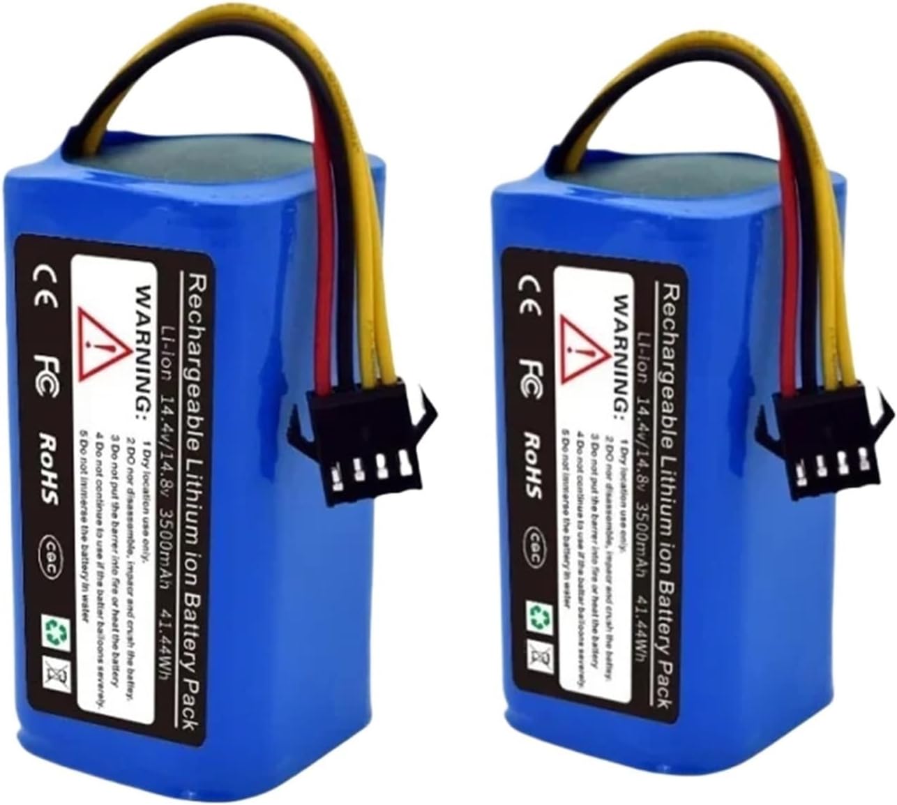 14.4V/14.8V 3500mAh Battery，Compatible For Haier，Robot，Compatible For Xshuai，HXS-C3 Robot Vacuum Cleaner Sweeper Li-ion Battery Replacement Parts(2600mAh)