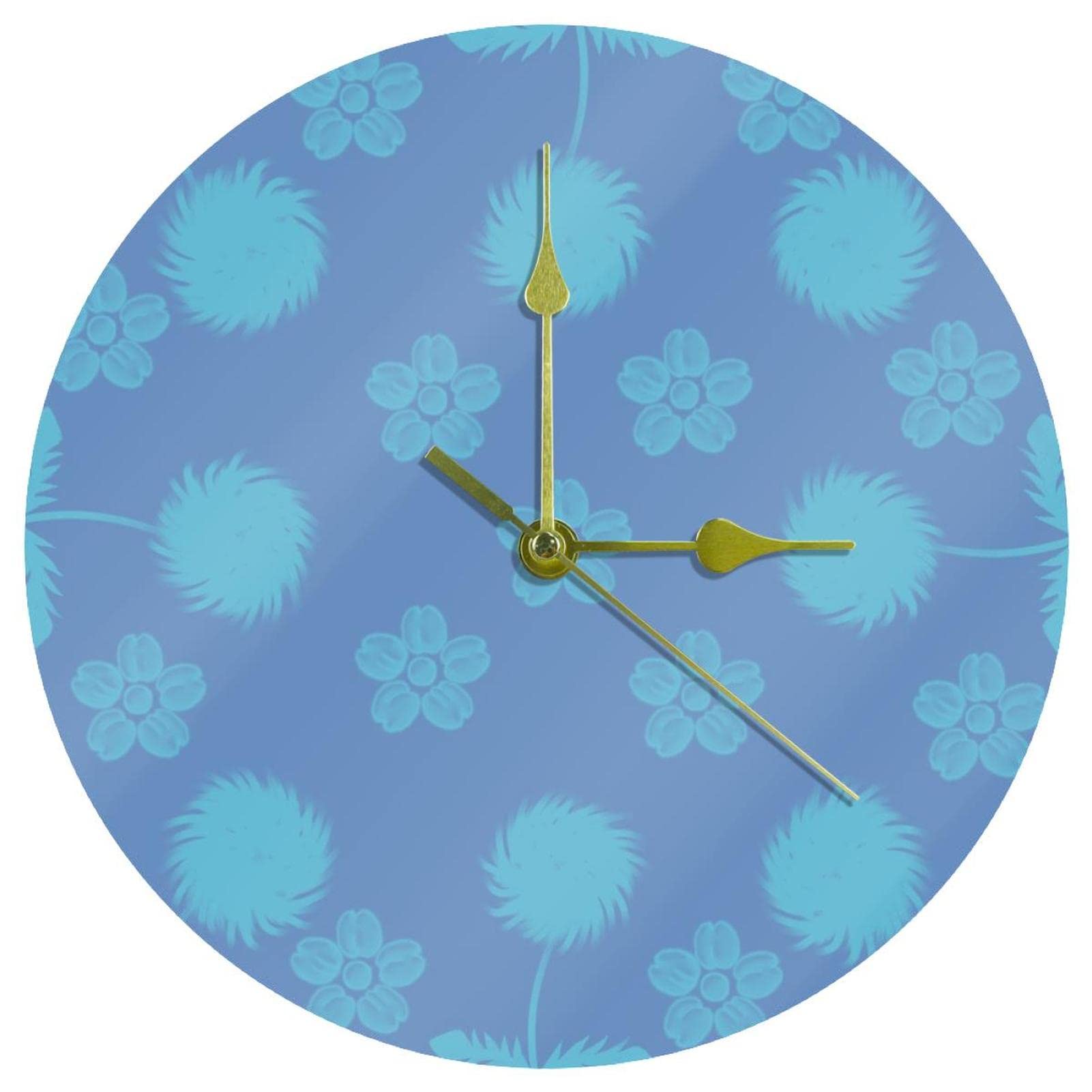 Peintures décoratives sous forme d'horloge murale acrylique ronde