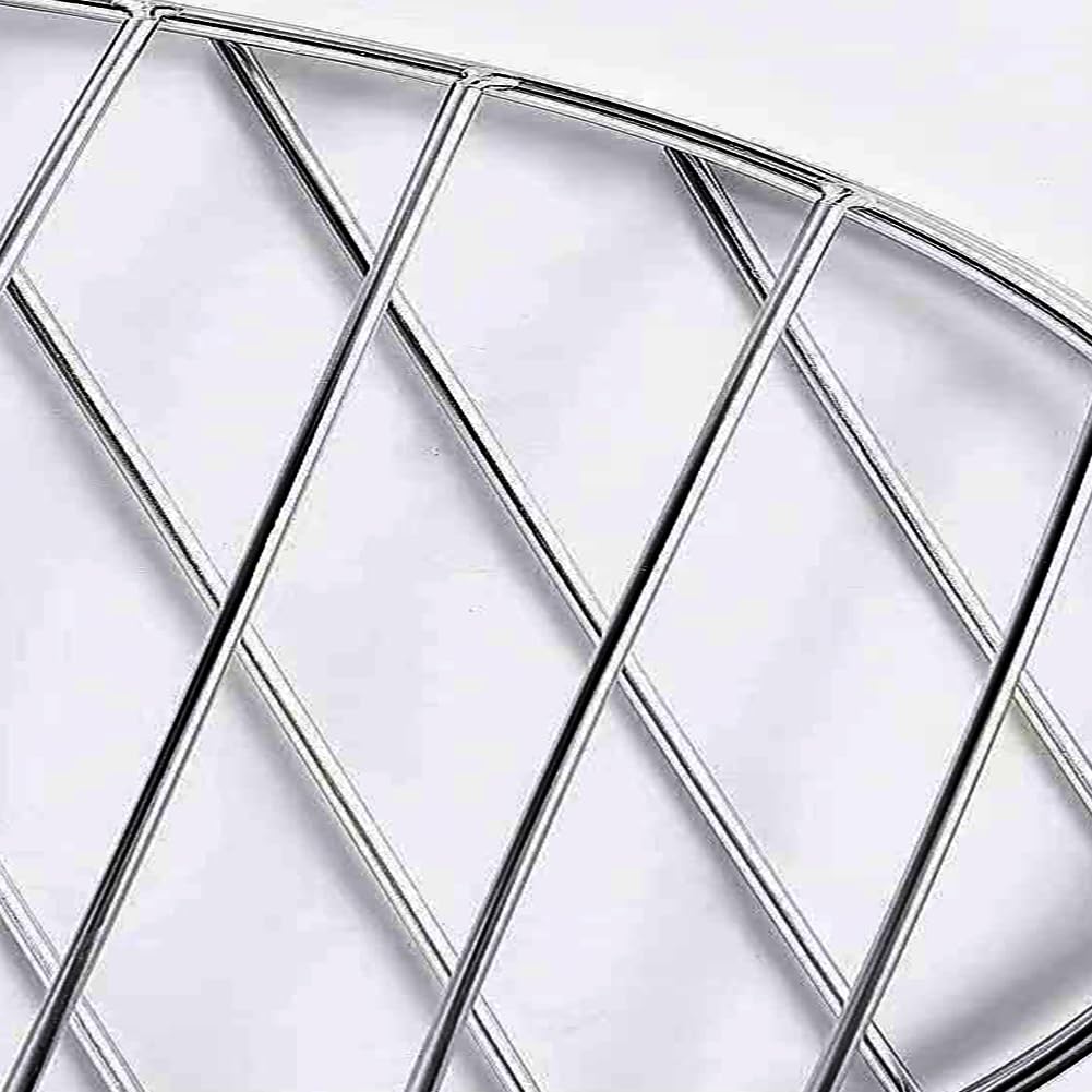 Griglia per pesce, in acciaio inox 304, 60 cm, pieghevole, con manico lungo, ovale, per pesce, verdure, gamberi, bistecche, campeggio, cucina all'aperto