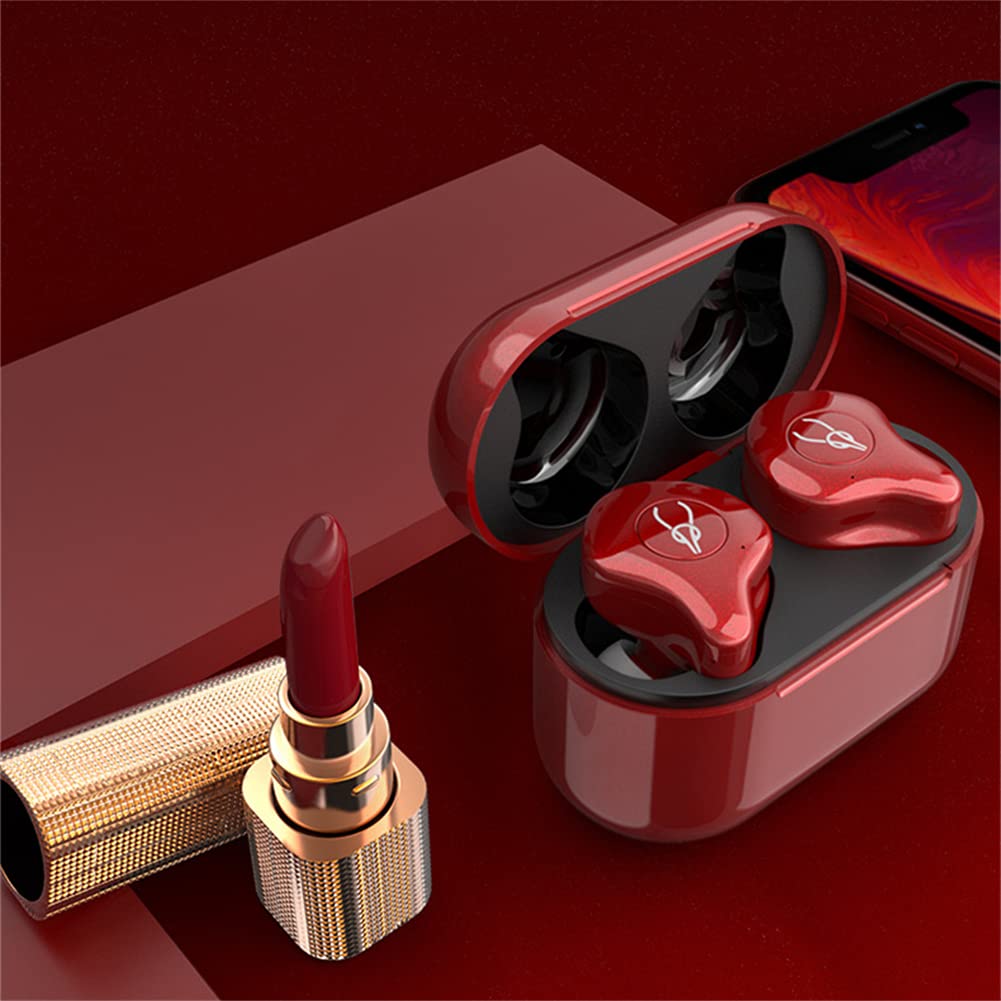 True Wireless Auricolari Bluetooth, Hifi Stereo Sound, con chiamate binaurali, abbinamento automatico a un passaggio, con riduzione del rumore, per palestra, allenamento, corsa, blu
