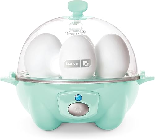 Cocina rápida para huevos Dash Olla eléctrica con capacidad para 6 huevos para huevos duros huevos escalfados huevos revueltos u omelettes con Cocina rápida para huevos Dash Olla eléctrica con capacidad para 6 huevos para huevos duros huevos escalfados huevos revueltos u omelettes con