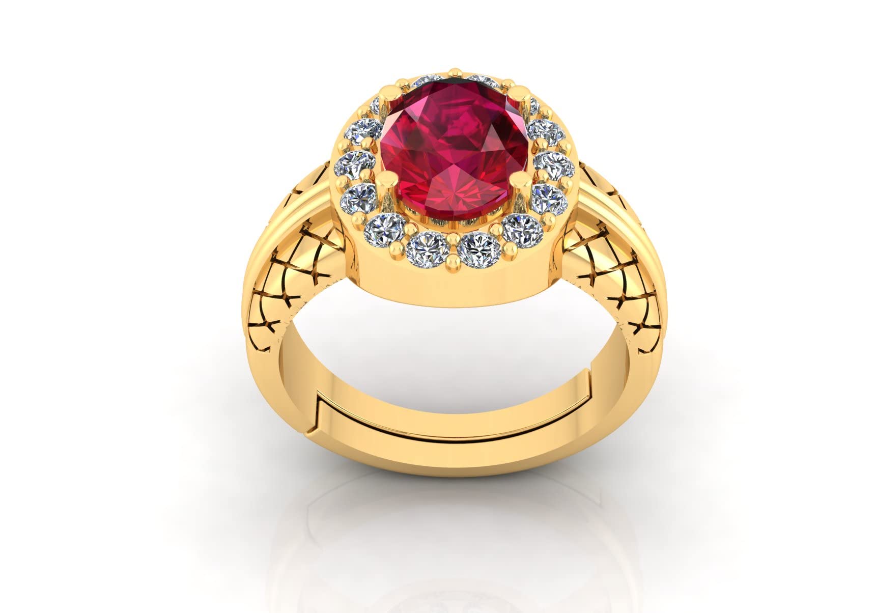 AKSHITA GEMS 11.25 Ratti Panchdhatu Ruby Gold Plated Ring Manik Stone Ring for Men and Women (B0BX458LK3) Amazon Price History, Amazon Price Tracker