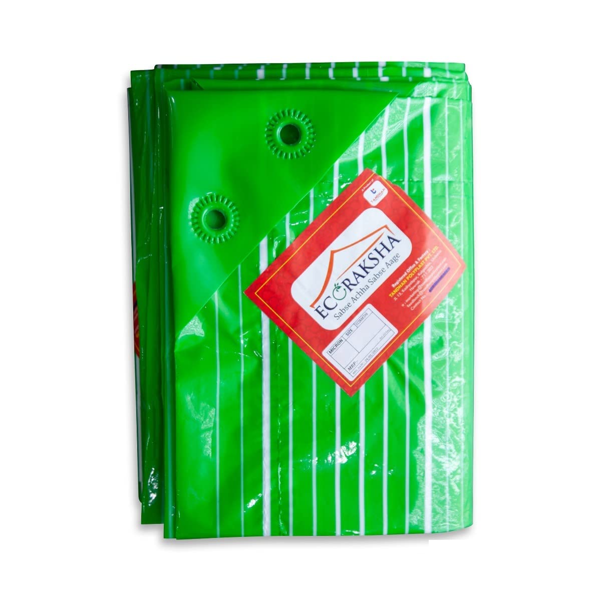 Tandhan Ecoraksha Lining Premium Multilayer Eco-Friendly Tarpaulin Sheet Waterproof Tirpal Heavy Duty 24 X 18 Ft Poly Tadpatri - Multipurpose 135 Microns Plastic Cover Tharpai, Thadika, Tarp (Green) (B09SWP49LG) Amazon Price History, Amazon Price Tracker