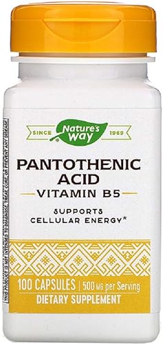 Miniatura 8 de Nature's Way Ácido pantoténico, cápsulas, 500 mg por porción, 100 unidades