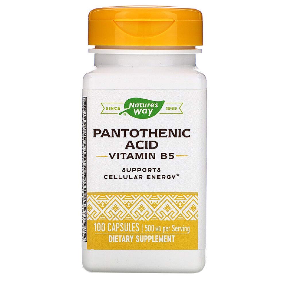 Nature's Way Pantothenic Acid 250 Mg, 100 Capsules