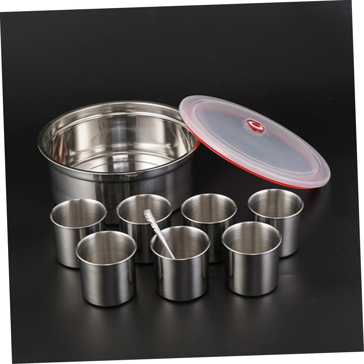 Récipient à Épices Acier Inoxydable Boîte à Épices Pour Cuisine Pots à Condiments Avec Capacité