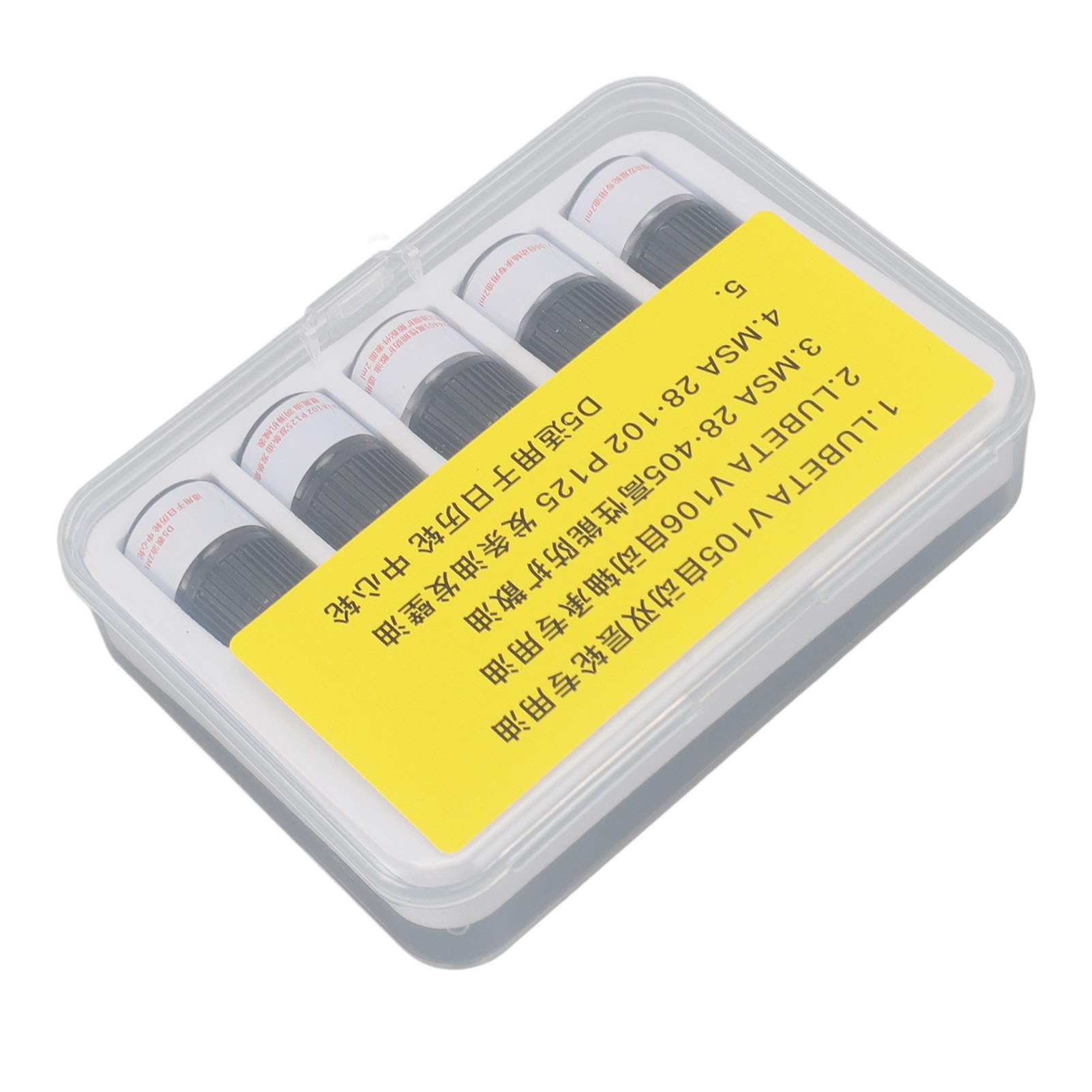 Generic Spójrz, Syntetyczny Olej Smarowy, Olej Mechaniczny Zmniejsz Narzędzie do Naprawy Przenośnej Usury 5 szt. (5pcs w pudełku importowany olej)