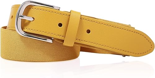 AWAYTR Cinturón de béisbol para adultos y jóvenes, cinturones elásticos ajustables para sóftbol para niños y niñas