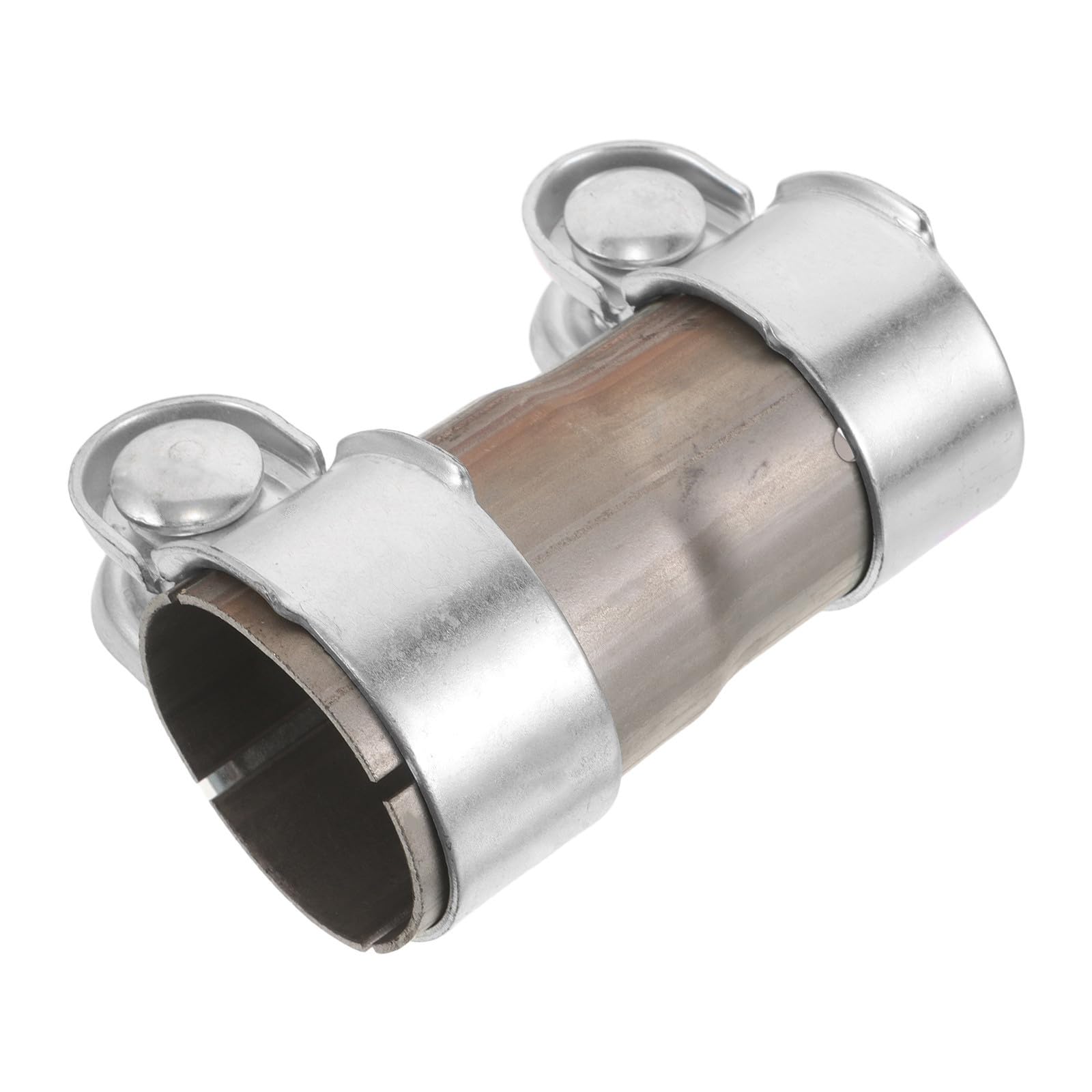 Abrazadera para tubo de escape de acero inoxidable con pernos de alta resistencia