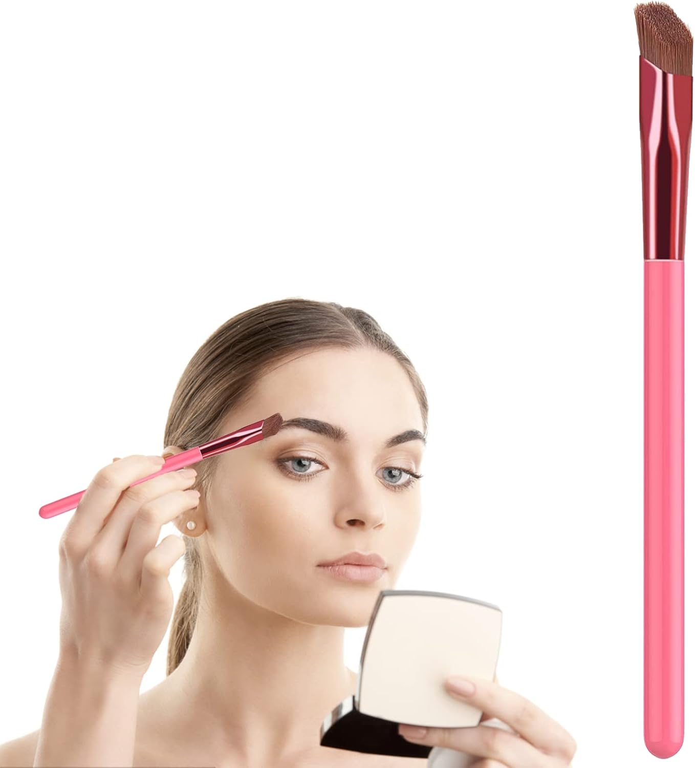 MultiFunction Eyebrow Brush, Perfect Angled Brow Brush, Eye Brow Brush