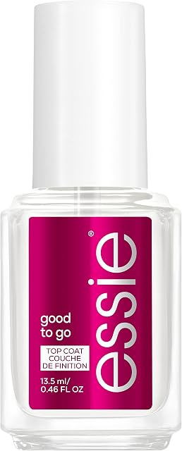 Essie Nail Care Longwear Fast Dry High Shine Good To Go Clear Top Coat 13.5ml