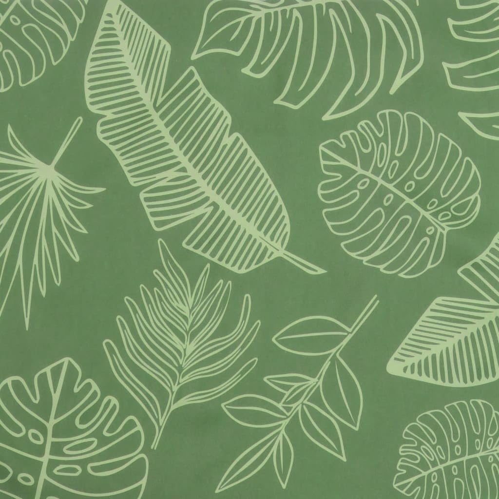 Palettenkissen 2er Set mit Blattmuster - Bequeme Palettenauflagen aus Oxford-Gewebe für Outdoor und Indoor - Inklusive 1x Sitzkissen 110x58cm und 1x Rückenkissen 110x30cm
