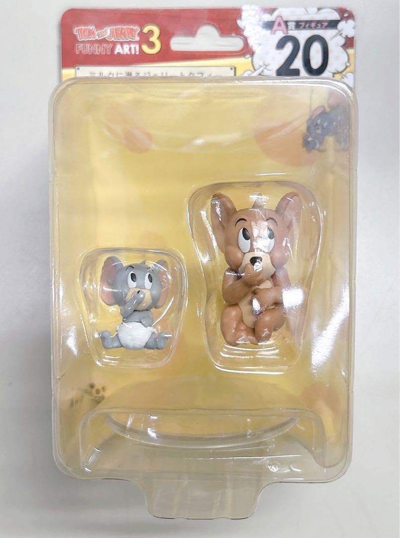 Amazon.co.jp: トムとジェリー Happyくじ A賞 20 ミルクに潜るジェリー